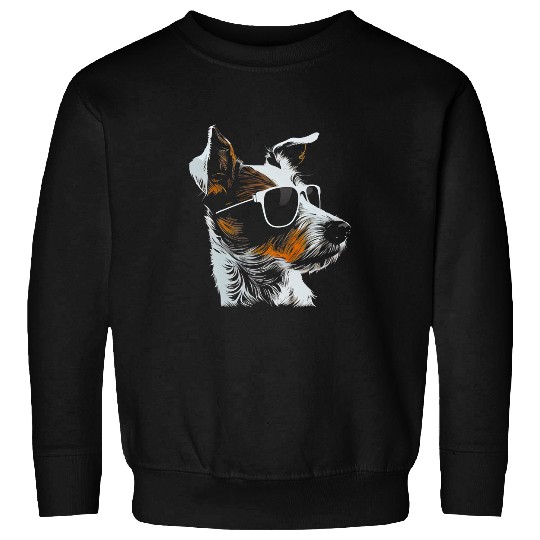 Jack Russell Pet Sunglasses Walking Pet Fan 3 Sweatshirts