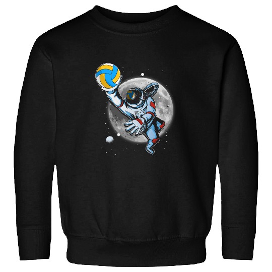 Sport Volleyball Astronaut Volleyball Player Space Galaxy Volleyball Sweatshirts