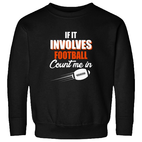 Sport American Football Lineman Involves Offensive Defensive Player Boys Sweatshirts