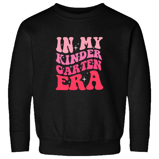 In My Kindergarten Era Groovy Back To School Teacher Student Sweatshirts