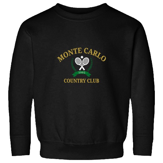 Sport Tennis Monte Carlo Country Club vintages Tennis Aesthetic Crewneck Sweatshirts