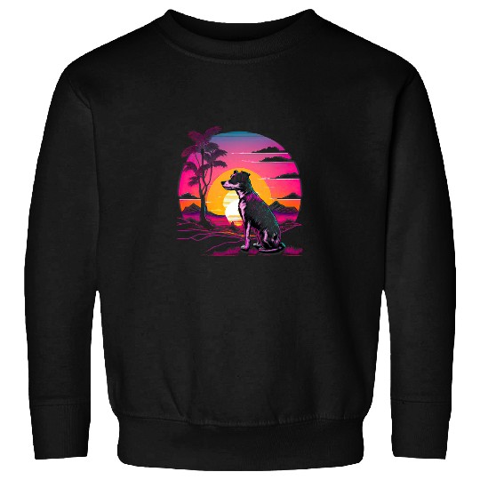 Jack Russell Pet Retro Aesthetic Jack Russell Sweatshirts