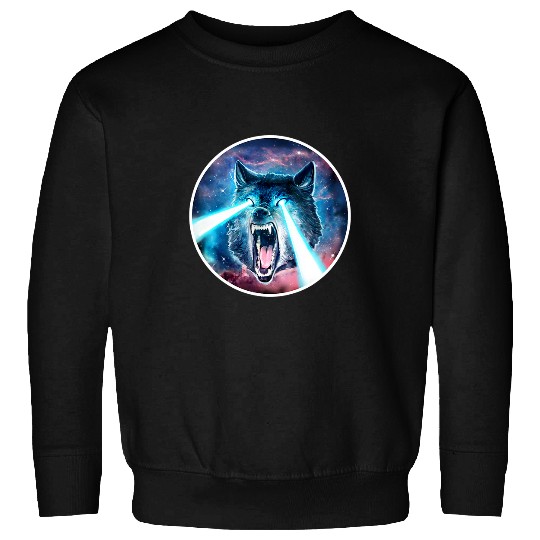 Coyote Mammal Classic Indian wolfs Howling from the Cosmic Mountain Stars Sweatshirts