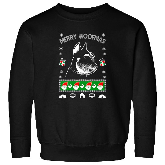Schnauzer Pet Ugly xmass gift woman kids Sweatshirts