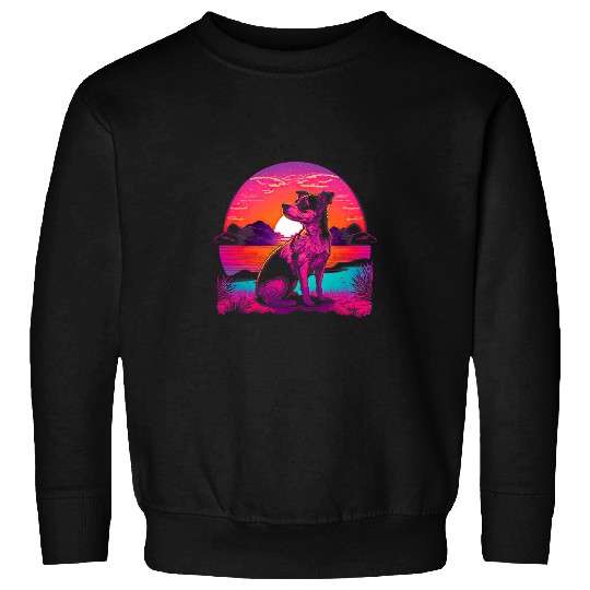 Jack Russell Pet Retro Aesthetic Jack Russell Dog 6 Sweatshirts