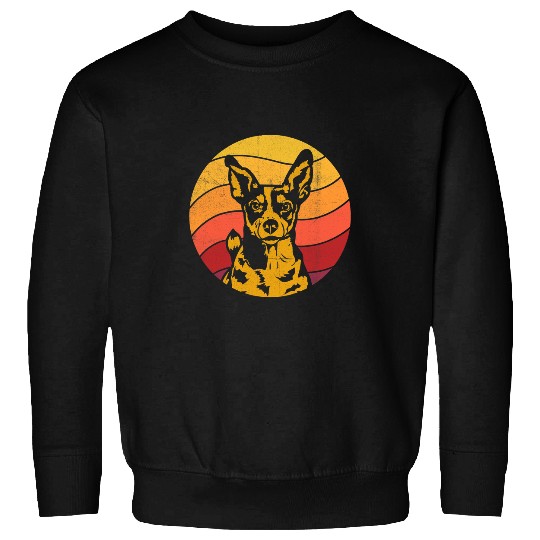Jack Russell Pet vintages Jack Russel Retro Sunset Dog Mom Dad Sweatshirts