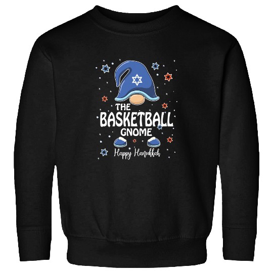 Funny Basketball Coachs Gnome Funny Hanukkah Family Matching Pajama 194 Sweatshirts
