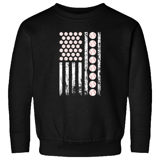 Sport Baseball American Sports Baseball Flag Athletic Ball Game Player Sweatshirts
