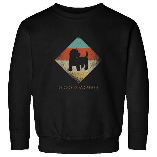Cockapoo Pet Vintage Retro 1970s Dog Breed 9 Sweatshirts
