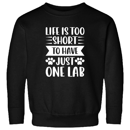 Labrador Pet Black Yellow Chocolate Lab Not Just One Sweatshirts