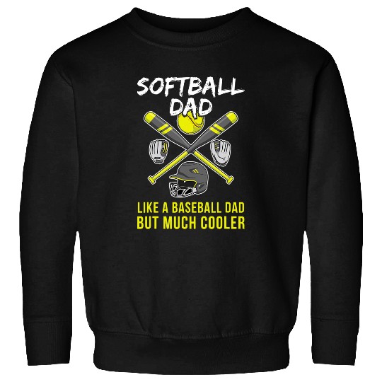 Sport Softball Mens Fastpitch Softball Design for your Softball Dad 2 Sweatshirts
