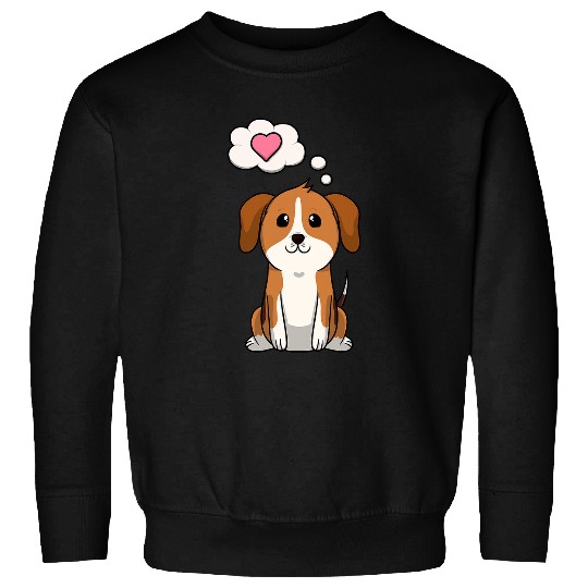 Beagle Pet Puppy Love Without Words Von Herz 0 Sweatshirts