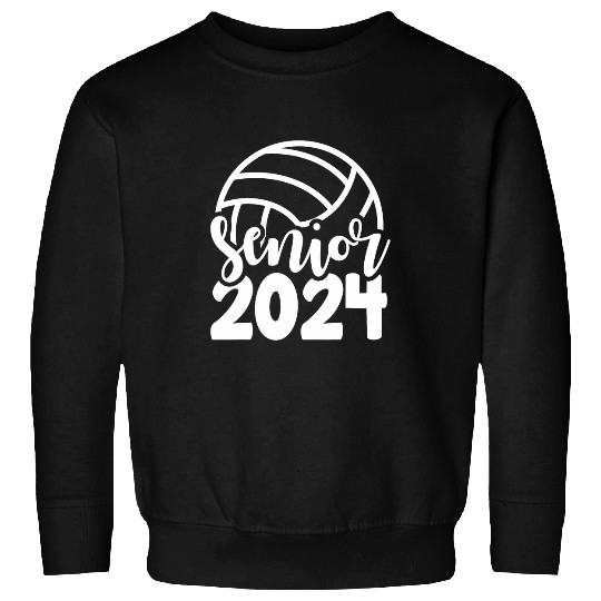 Sport Volleyball Senior Class Of 2024 High School Senior For Girls Sweatshirts