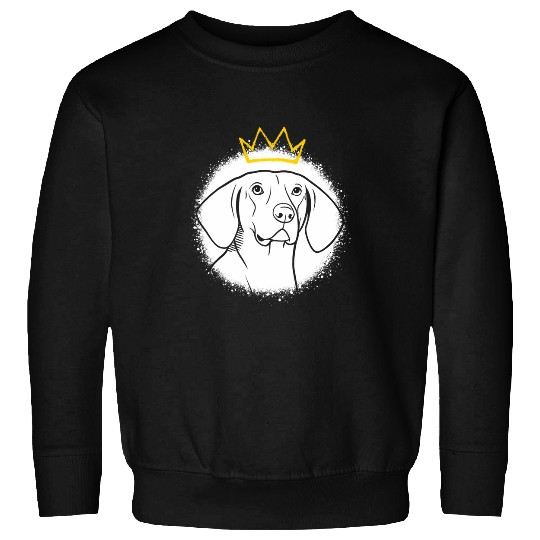 Coonhound Pet Treeing Walker Coonhound with Crown Sweatshirts