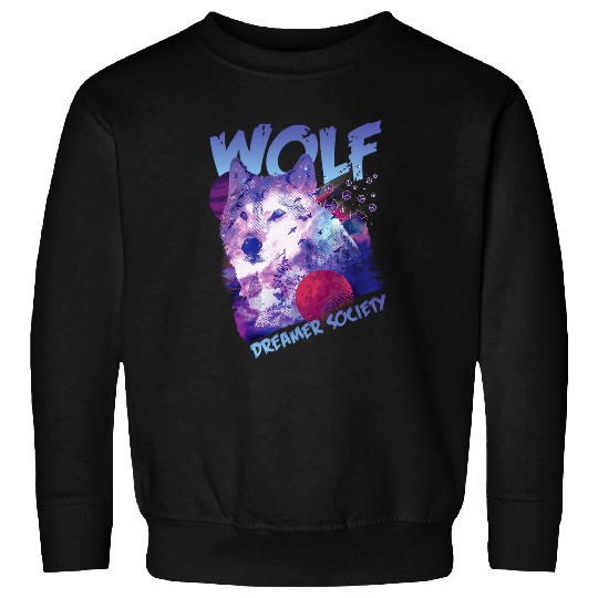Coyote Mammal Dreamer Society Wild Wolves wolfs And A Dream Catcher Sweatshirts