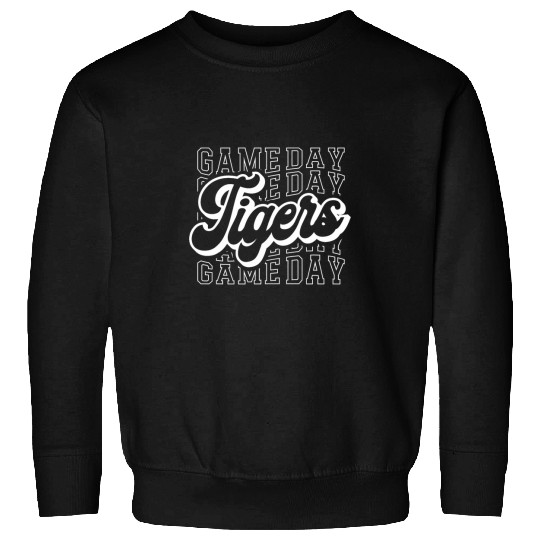 Sport Baseball Tigers Sports Mascot For Tigers Team Football Sweatshirts