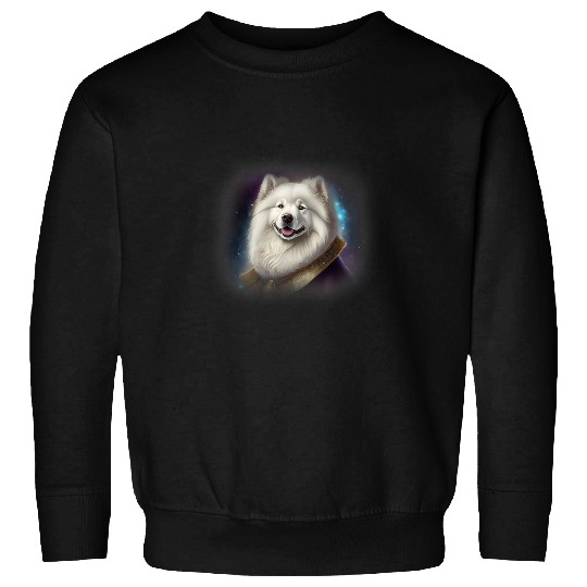 Samoyed in space Sweatshirts