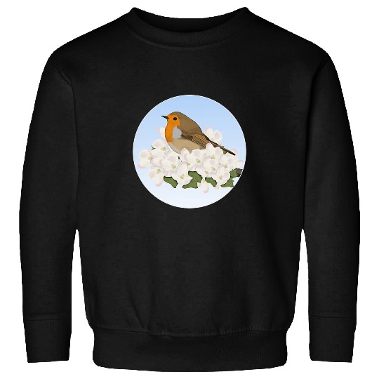 Robin Bird Birdlover Birdwatcher Biologist Ornithologist Sweatshirts