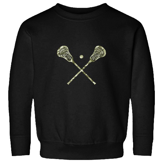 Sport Lacrosse Gift Light Green Camo Lacrosse Light Green Camouflage Lacrosse Sweatshirts