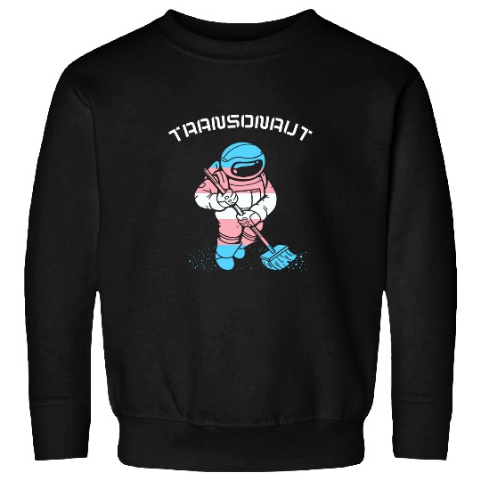 Astronaut Cleaner Transgender Pride LGBTQ Transgender Sweatshirts
