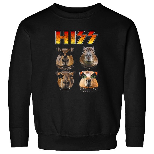 capybaras Mammal Hiss capybaras Animals Lover Cute Kawai Classic Art Sweatshirts