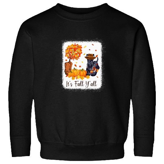 Scottish Terrier Pet Autumn Scottish Terrier Scottie Dog Lover Its Fall Yall Sweatshirts