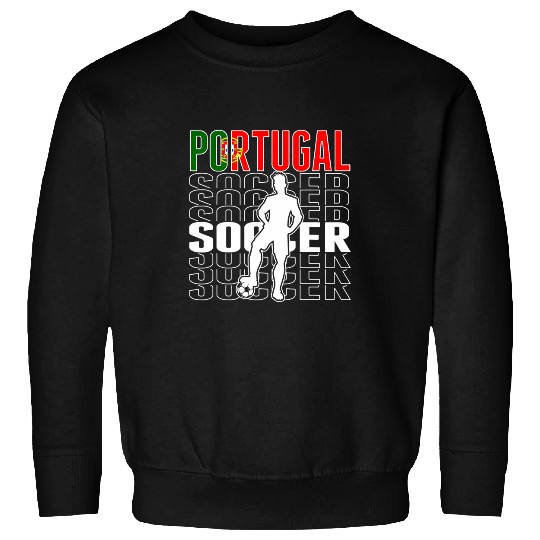 Sport Soccer Portugal Soccer Fans Jersey Proud Portuguese Football Lovers 4 Sweatshirts