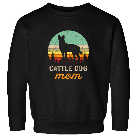 Australian Cattle Pet Cute Red Blue Heeler Mom Gift Australian Cattle Dog Mom Sweatshirts