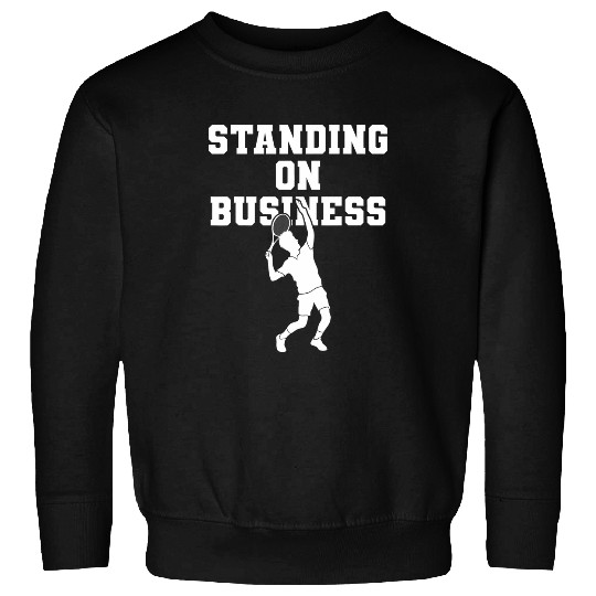 Sport Tennis Tennis Standing On Business Mens Tennis Boys Team School Sweatshirts