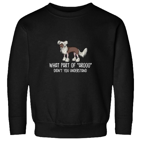 Chinese Crested Pet Powderpuff Dog Puppies Owner Lover 4 Sweatshirts