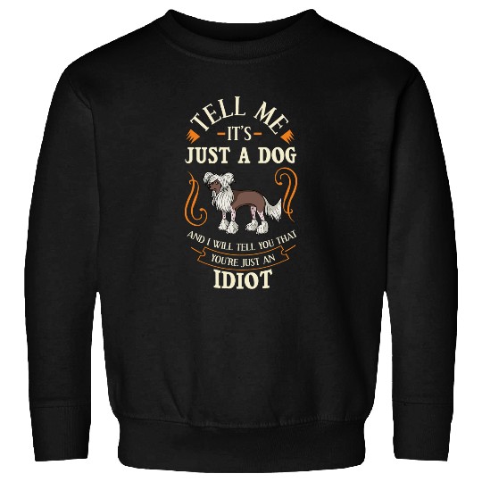Chinese Crested Pet Powderpuff Dog Puppies Owner Lover 2 Sweatshirts