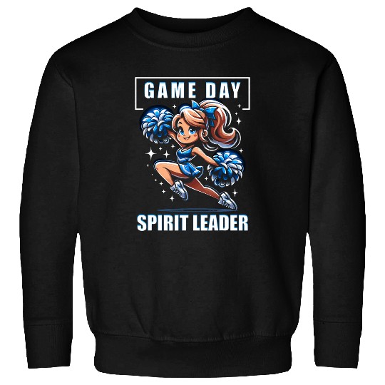 Sport Basketball Game Day Spirit Leader Cheerleader Basketball Cheerleading Sweatshirts