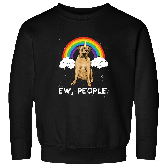 Boerboel Pet Rainbow Boerboel Ew People Unicorn Sweatshirts