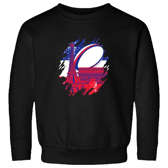 Sport Rugby France Rugby Jersey Rugby XV France la tour eiffel Sweatshirts