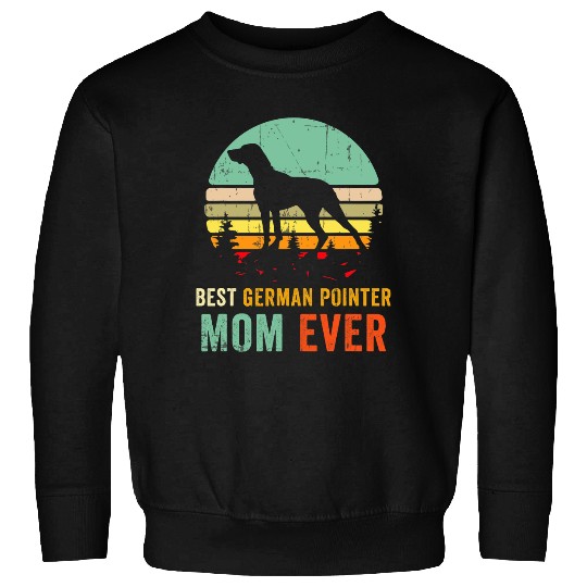 German Shorthaired Pet Retro bests German Shorthair Pointer Mom Vintage Sweatshirts