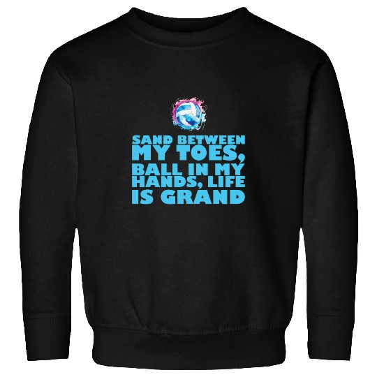Discover Sport Volleyball Player Coachs Training Game Beach Volleyball 1 6 Sweatshirts
