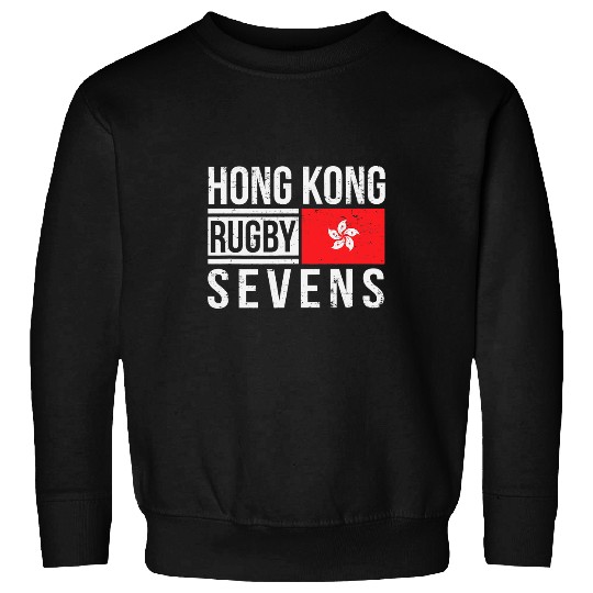 Sport Rugby Hong Kong Rugby Sevens 7s Proud Fans of HK Team Supporter Sweatshirts