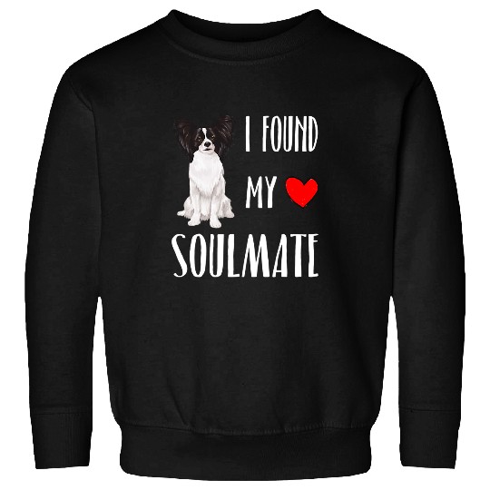 Papillon Pet I Found My Soulmate Papillon Dog Lover bests Friend Gift 22 Sweatshirts