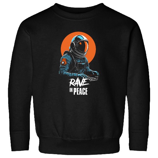 Cosmonaut Sigma Phonk EDM astronaut DJ Rave in peace Sweatshirts