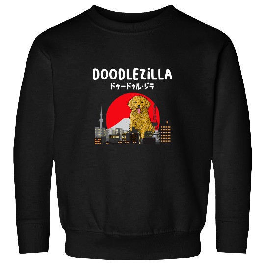 Goldendoodle Pet Doodlezilla Funny Dog Goldendoodle Labradoodle Sweatshirts