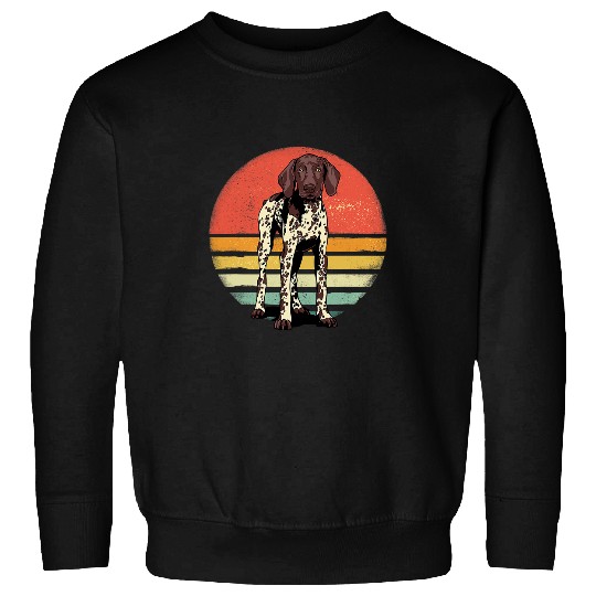 German Shorthaired Pet Retro vintages German Shorthaired Pointer GSP Pet Dog Lover 2 Sweatshirts