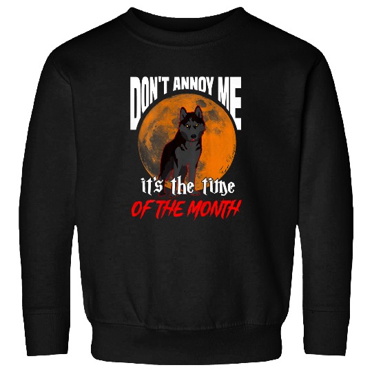 Coyote Mammal Funny Halloween Men and Women Blood Moon Werewolfs Sweatshirts