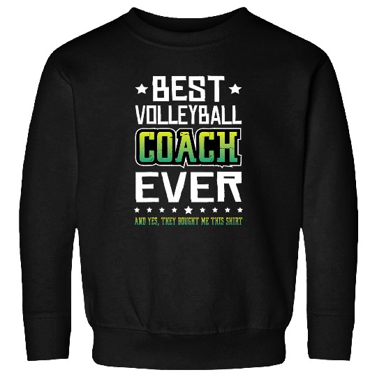 Funny Volleyball Lover Graphic Women Men Volleyball Coach Sweatshirts