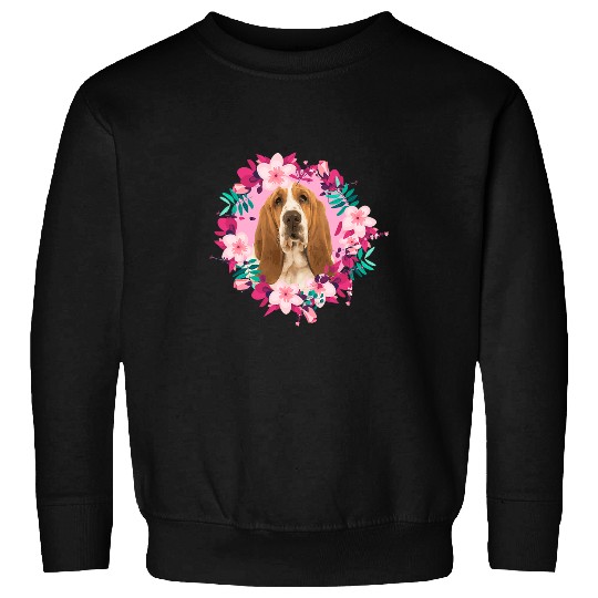 Basset Hound Pet Nostalgia for Summer Sweatshirts
