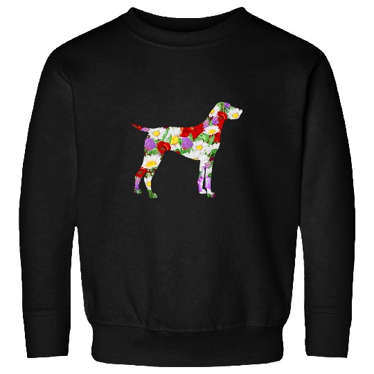German Shorthaired Pet Womens German Shorthair Pointer Nature Silhoutte GSP MOM Sweatshirts