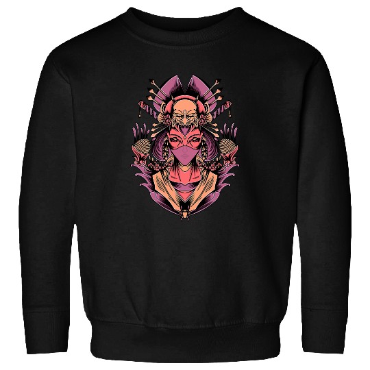 Japanese culture Geisha second syndicate japan warrior Sweatshirts