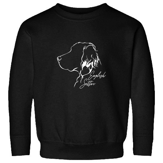 English Setter Pet Proud English Setter profile hound dog breed 8 Sweatshirts