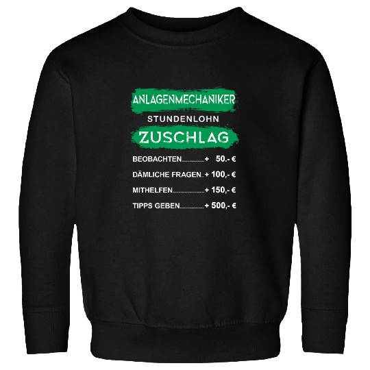 Discover Funny Plant Mechanic with German Text Shrhrhrswag  Hourly Sweatshirts