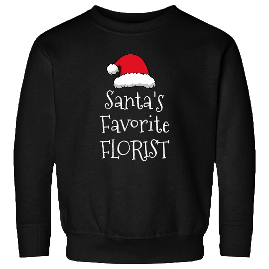 Discover Santas Favorite Florist 2Christmas Funny Gift Pajama Xmas Sweatshirts