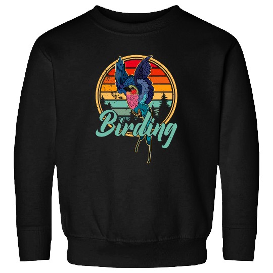 Birdwatching roller biologist wildlife ornithology birdlover 8 Sweatshirts